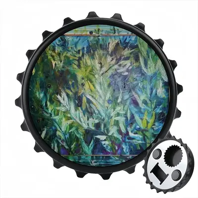 Olive Trees At Dusk Bottle Opener