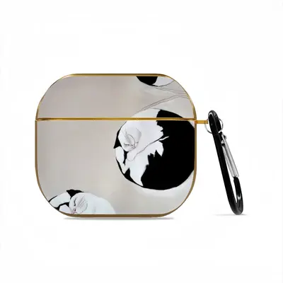 Cats Cosmos Airpods 3 Case (Hard Shell, Golden)