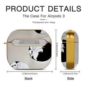 Cats Cosmos Airpods 3 Case (Hard Shell, Golden)