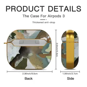 Beach Day Airpods 3 Case (Hard Shell, Golden)