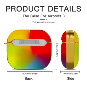 Haas0 Airpods 3 Case (Hard Shell, Golden)