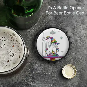 Cotton Candy In The Sky Bottle Opener