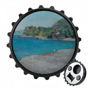 The Beach In Big Utrish Bottle Opener