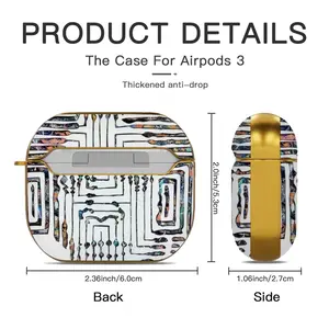 Basquiat A Unique Talent And Personality Airpods 3 Case (Hard Shell, Golden)