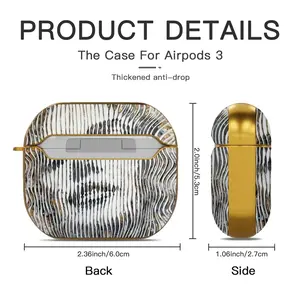 Marylin A Jamais Airpods 3 Case (Hard Shell, Golden)