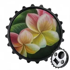 Hawaiian Flowers Bottle Opener