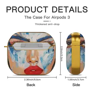 Crystal Airpods 3 Case (Hard Shell, Golden)