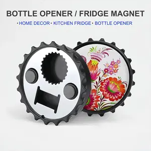 Three Flowers Of Joy Bottle Opener