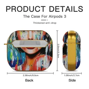 Summer Rain Airpods 3 Case (Hard Shell, Golden)