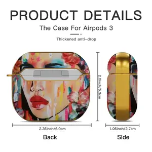 Catching Feelings Airpods 3 Case (Hard Shell, Golden)