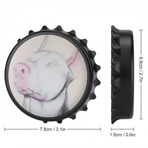 White Doberman Bottle Opener