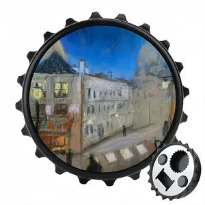 Good Night Montmatre- Paris Nocturne Bottle Opener