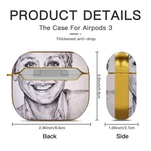 Ellen Airpods 3 Case (Hard Shell, Golden)