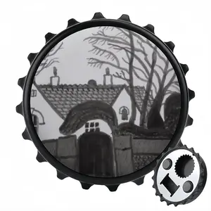 Creepy Cottage Bottle Opener