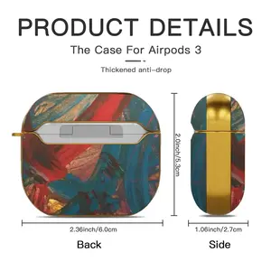 Emotions Airpods 3 Case (Hard Shell, Golden)