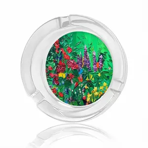 Barbara And Donal Garden Ballinspittle Glass Ashtray