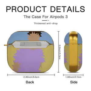 Boy Airpods 3 Case (Hard Shell, Golden)