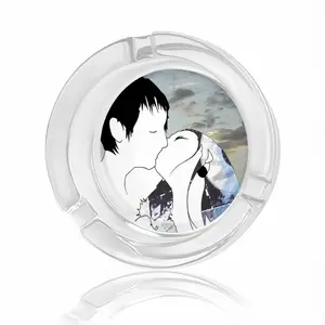 Fairy And Jamie Glass Ashtray