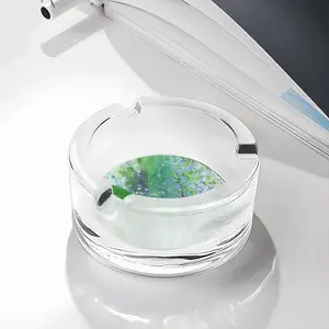 Twigs And Leaves Glass Ashtray