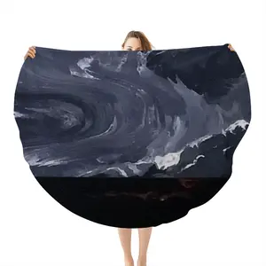 Storm Flannel Blanket (Round)