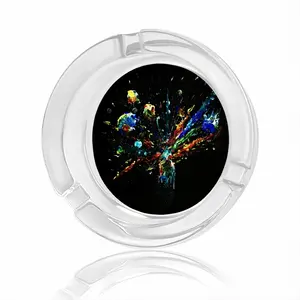 Dancing Cells K Glass Ashtray