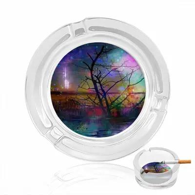 Hypnotic Universe Glass Ashtray