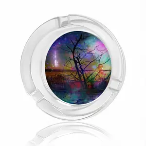 Hypnotic Universe Glass Ashtray