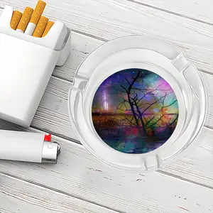 Hypnotic Universe Glass Ashtray