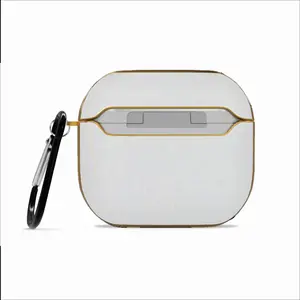 White Airpods 3 Case (Hard Shell, Golden)