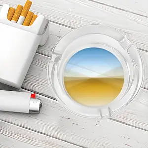 The Road Never Traveled Glass Ashtray