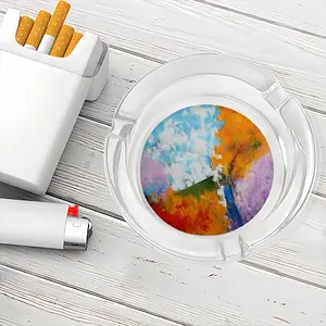 Collisioning Glass Ashtray