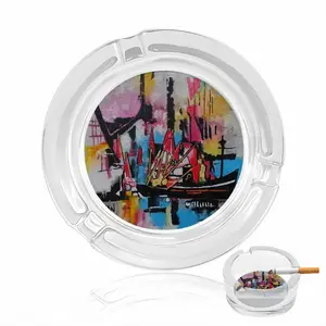 La Pointe Du Rat Glass Ashtray