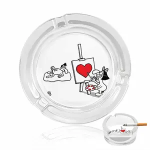 Art Lover Glass Ashtray