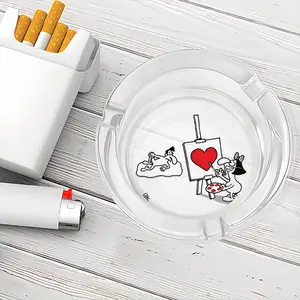 Art Lover Glass Ashtray