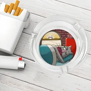 Morning Macchiato Glass Ashtray