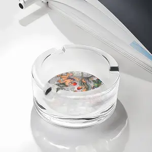 Office Mayhem Glass Ashtray