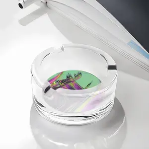 Garden Of Eden Glass Ashtray