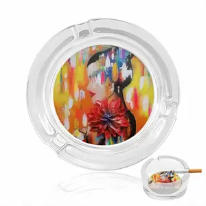 Return To Yourself Glass Ashtray