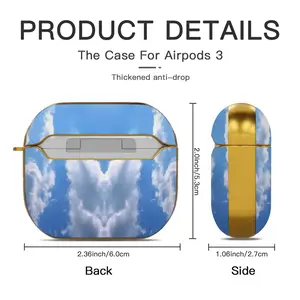 Light Hearted Airpods 3 Case (Hard Shell, Golden)