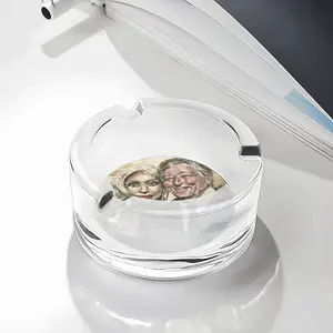 Lady Gaga And Tony Bennett Glass Ashtray