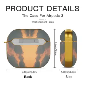 Bermuda Dragon Sunset Airpods 3 Case (Hard Shell, Golden)