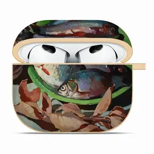 Fresh Fish Airpods 3 Case (Hard Shell, Golden)