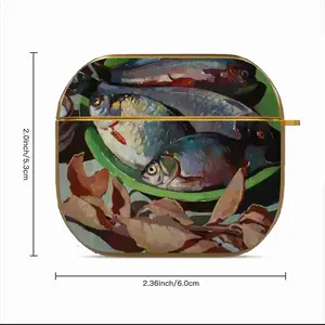 Fresh Fish Airpods 3 Case (Hard Shell, Golden)