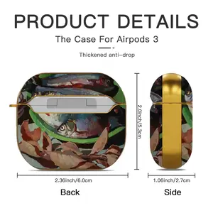 Fresh Fish Airpods 3 Case (Hard Shell, Golden)