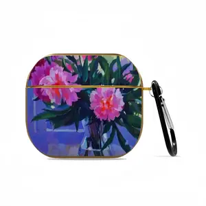 Peonies Airpods 3 Case (Hard Shell, Golden)