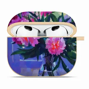 Peonies Airpods 3 Case (Hard Shell, Golden)