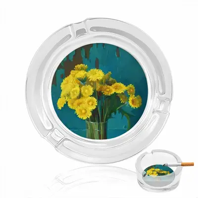 Dandelions Glass Ashtray