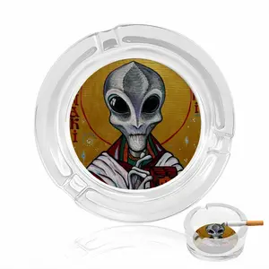 Icon Of Alien Enki Glass Ashtray