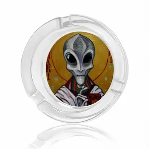 Icon Of Alien Enki Glass Ashtray