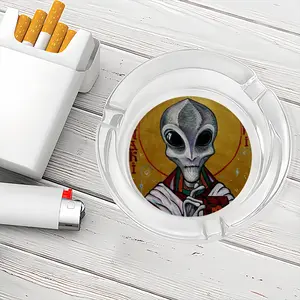 Icon Of Alien Enki Glass Ashtray